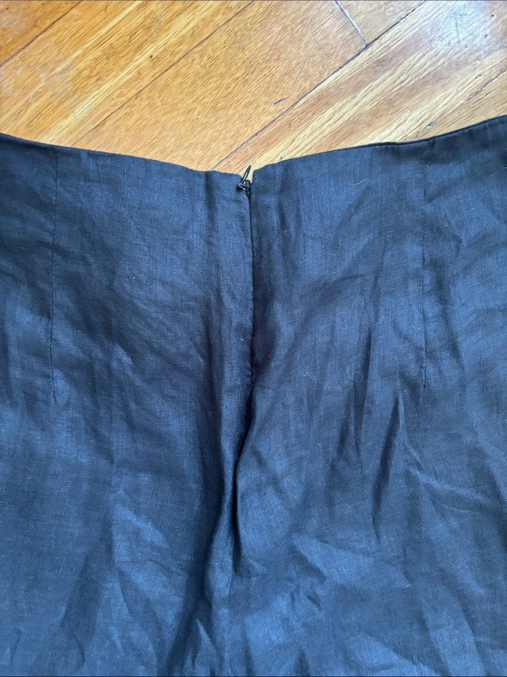 Banana Republic Black Wide-Leg Women's cropped Pants 100% linen